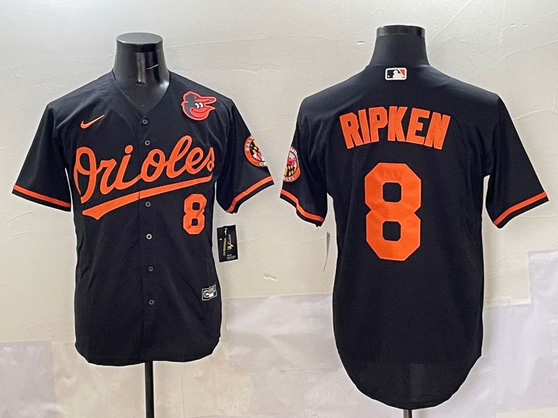 Men Baltimore Orioles #8 Ripken Black Game 2025 Nike MLB Jersey style 5099